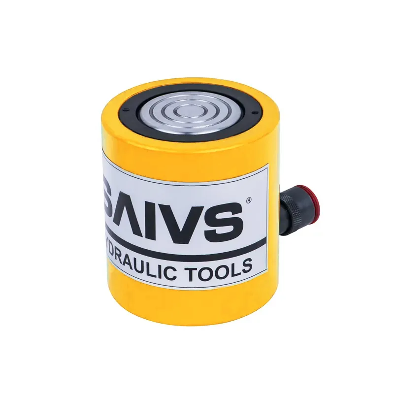 RCS1002, 100 ton 887 KN, 57mm 2.2 in Stroke, Single Acting Low Height Hydraulic Cylinders