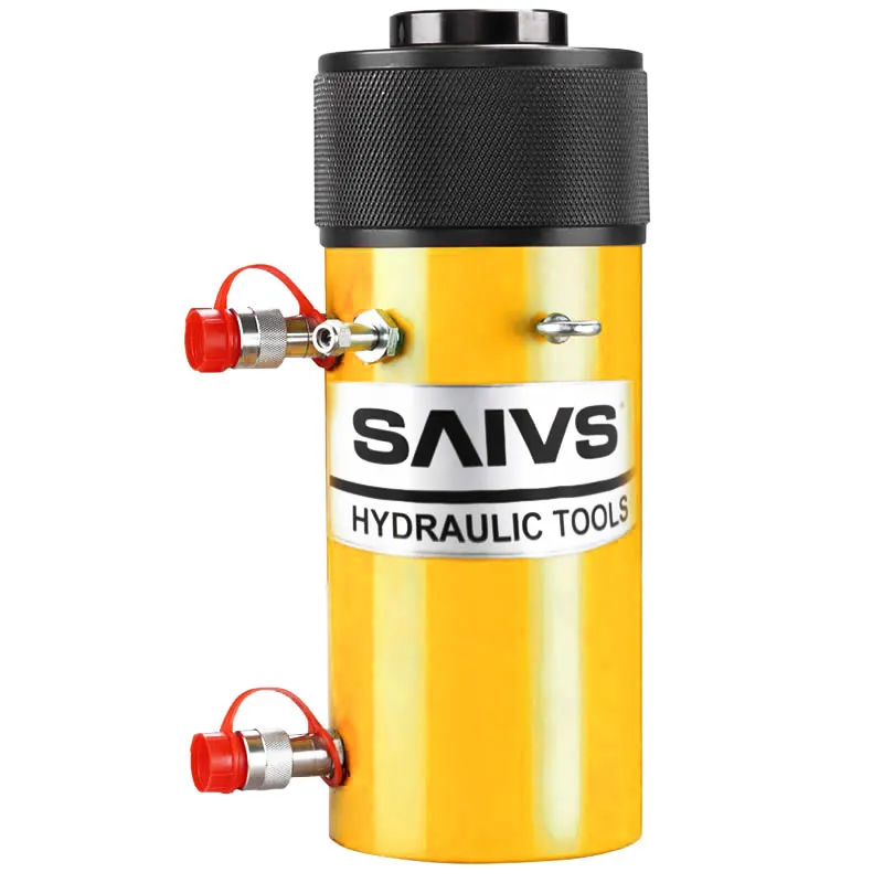RRH10010, 100 ton 947 KN, 257 mm 10.12 in Stroke, Double Acting Hollow Cylinders